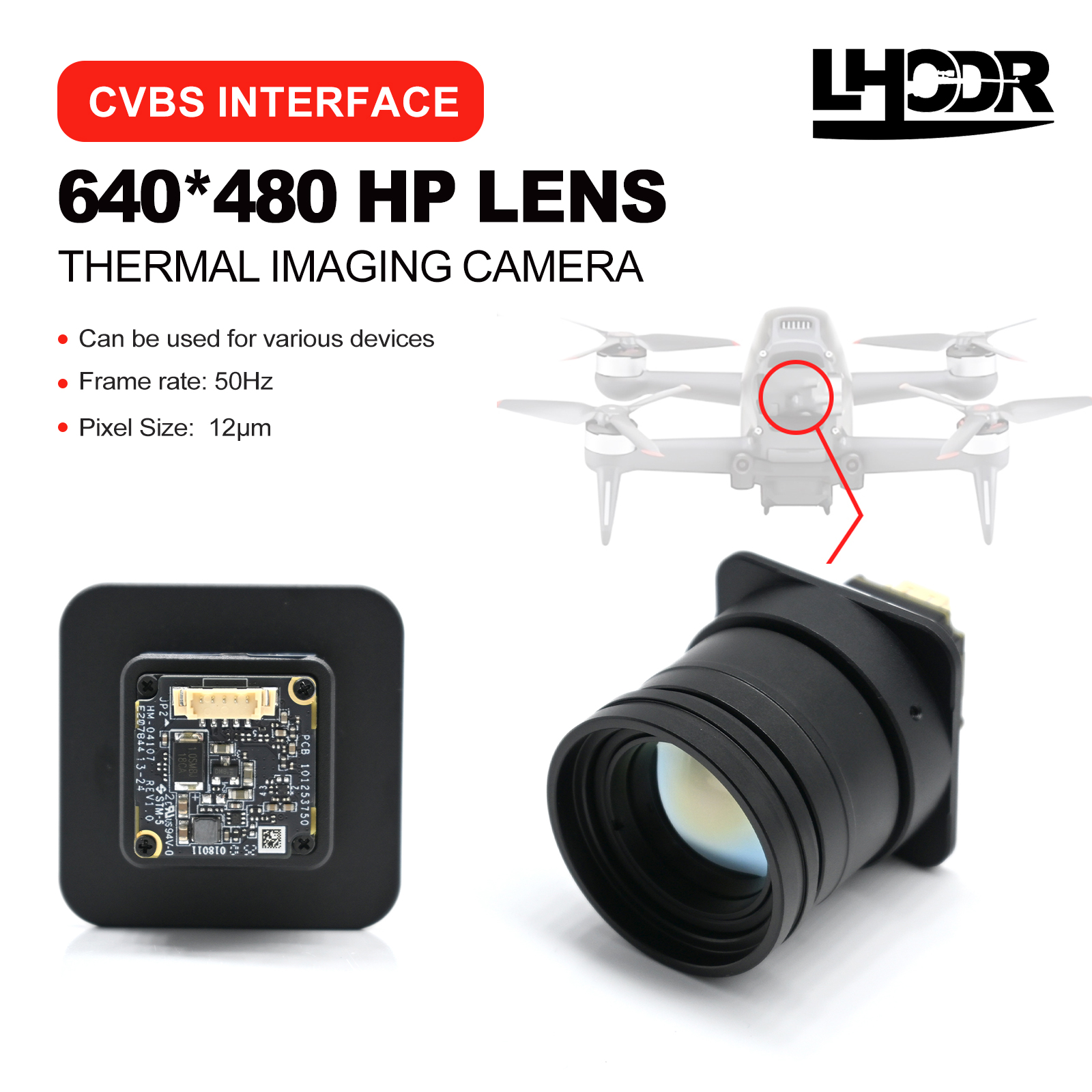 30mm 640x480 pix Drone thermal - Drone Kit With Camera recensie en prijs