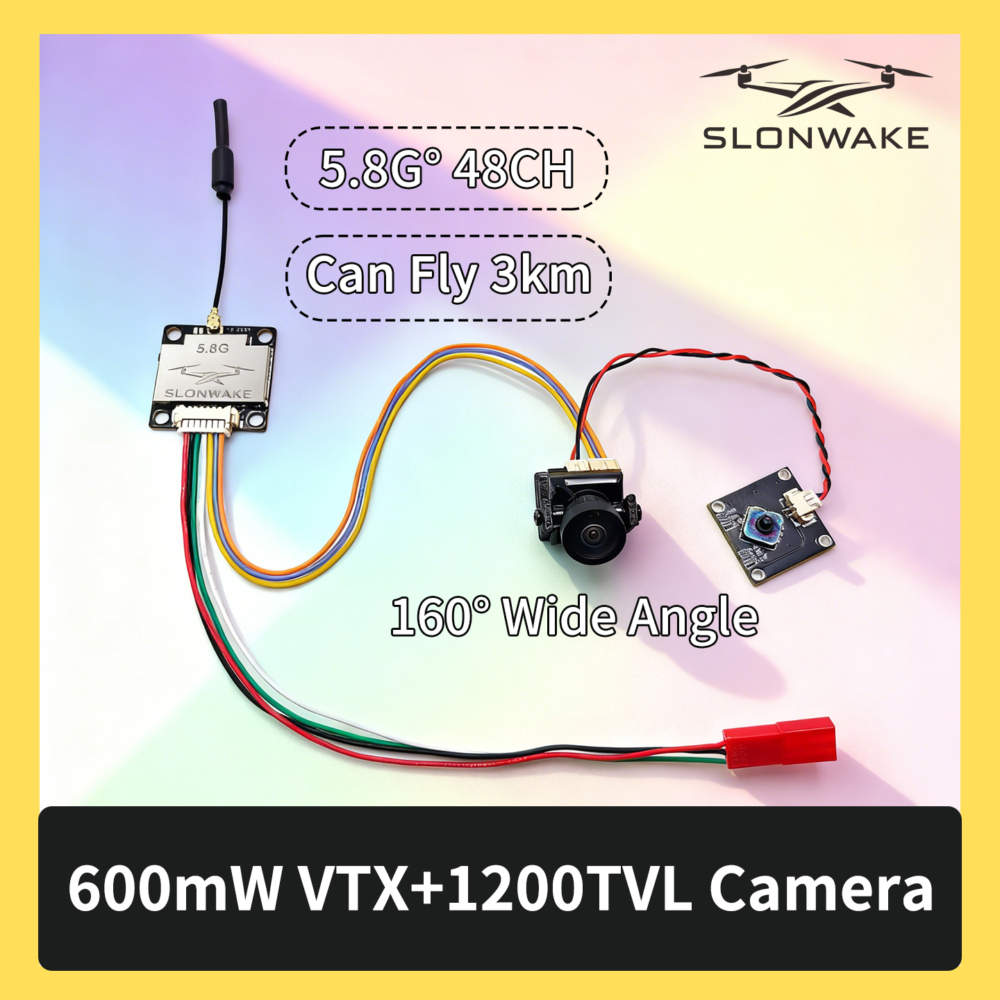 SLONWAKE 5.8G 600mW 7-24V FPV  - Drone Kit Fpv recensie en prijs