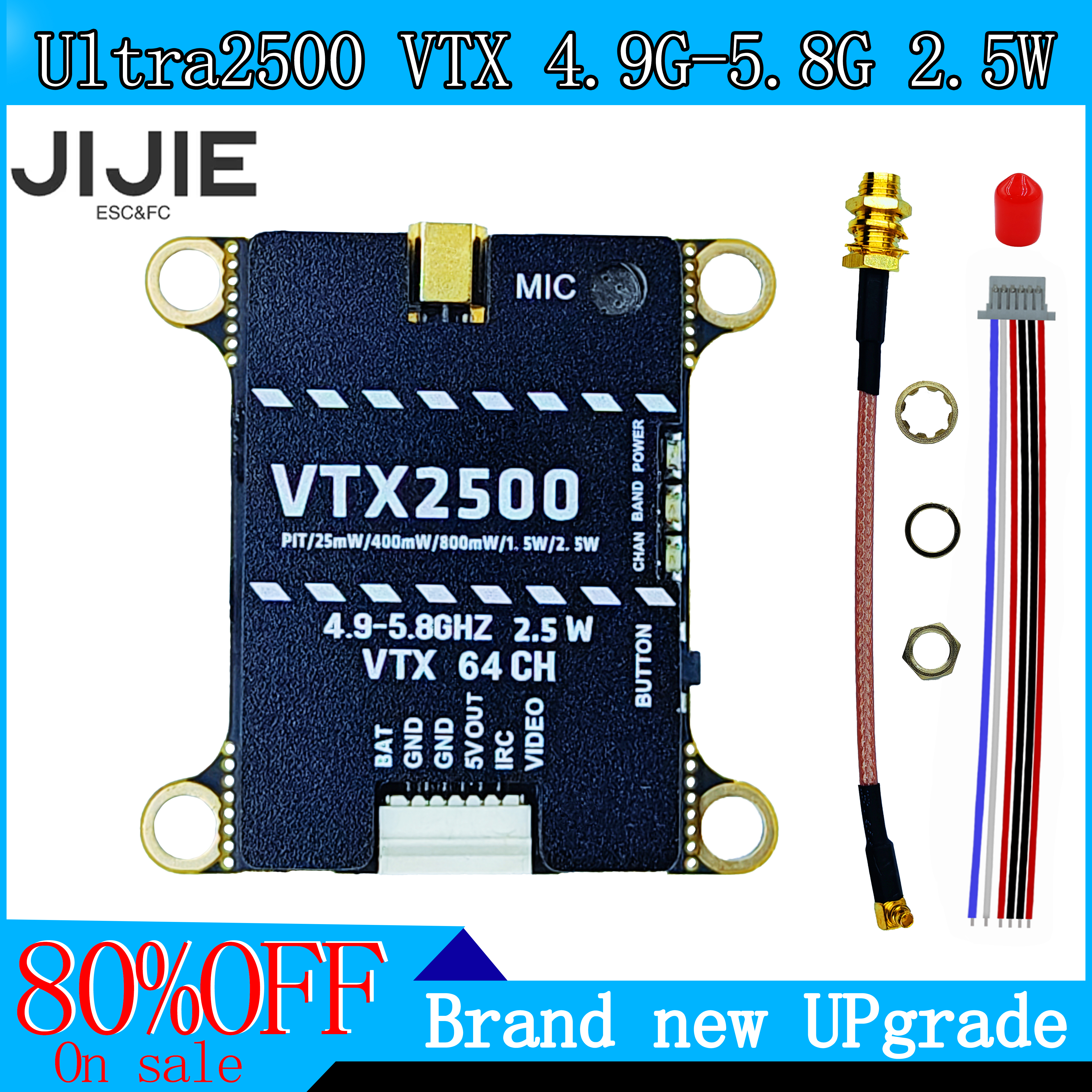 JIJIE Original new 1.6W VTX 2. - Drone Kit Long Range recensie en prijs