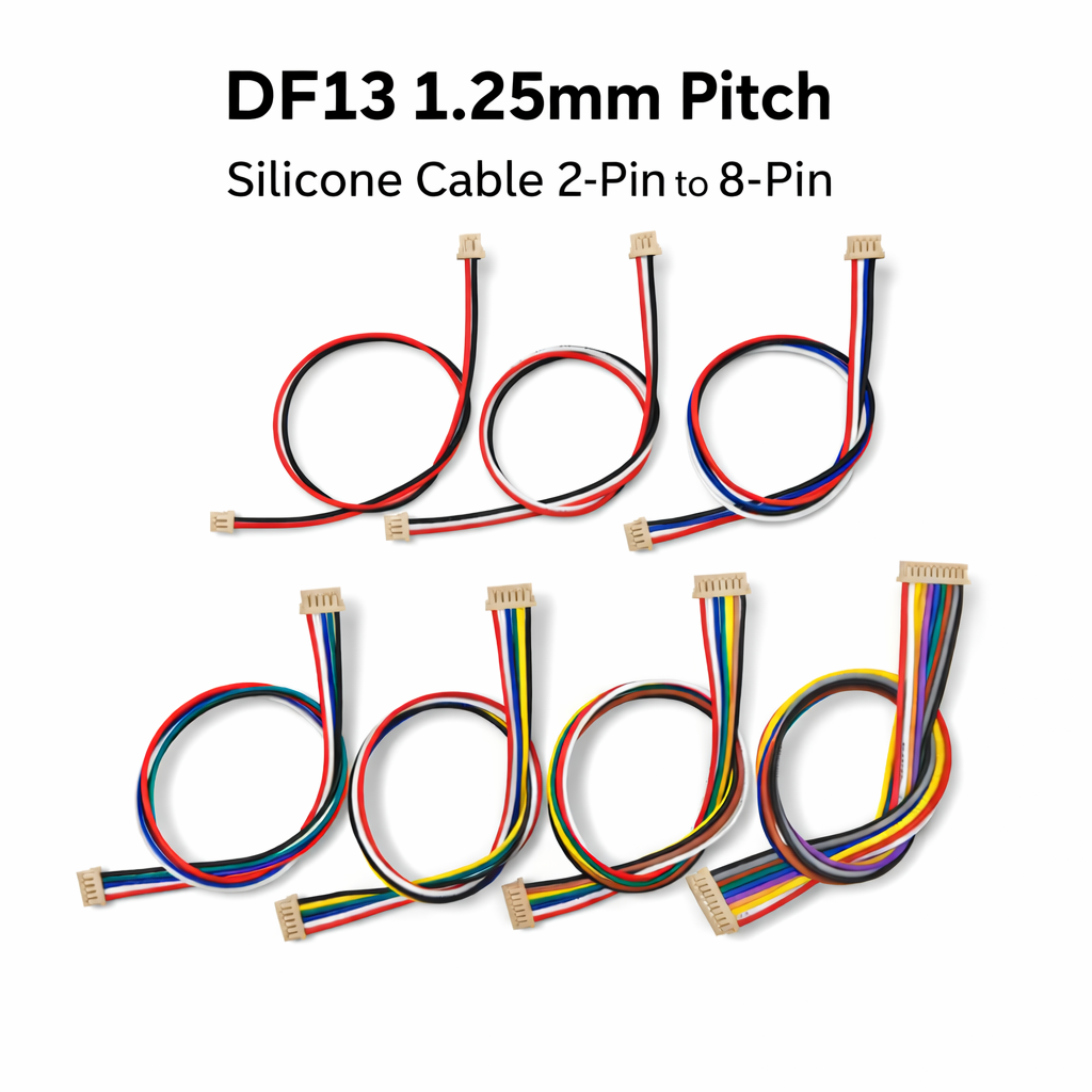 5PCS DF13 1.25mm Connector Cab - Drone Kit Hexacopter recensie en prijs